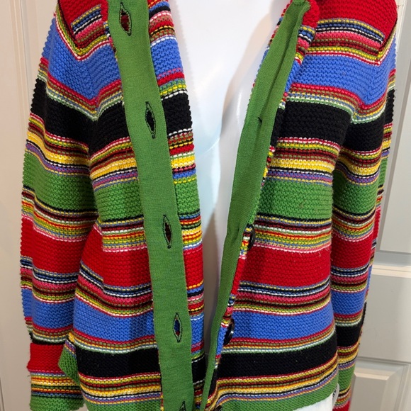Liz Claiborne Multicolor Striped cardigan Jacket - Picture 5 of 5